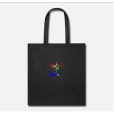 Abstract Design Black Tote Bag